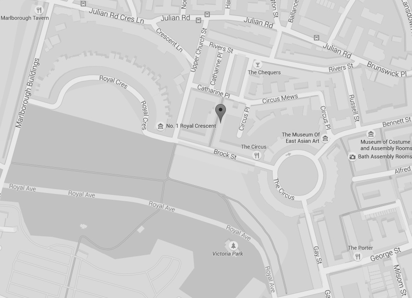 Margarets Buildings Map - The Bath Holiday Company